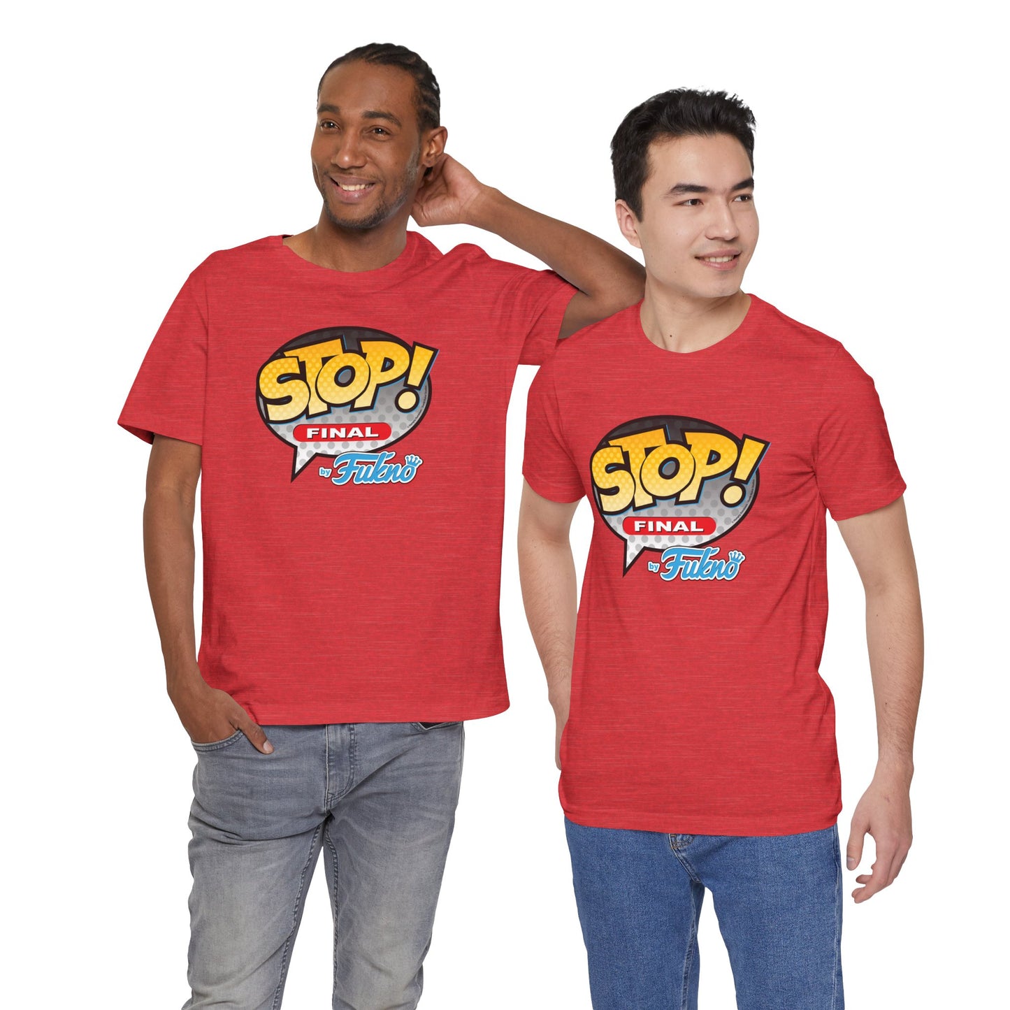 DK103: Stop! by Fukno - Unisex S/S T-Shirt
