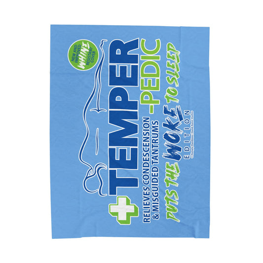 DK185: Temper-pedic - Velveteen Plush Blanket