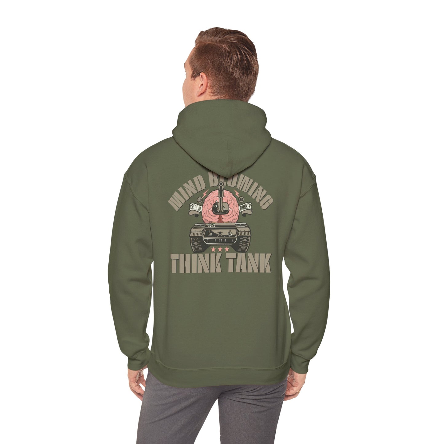 DK125: Think Tank - Adult Hooded Sweatshirt