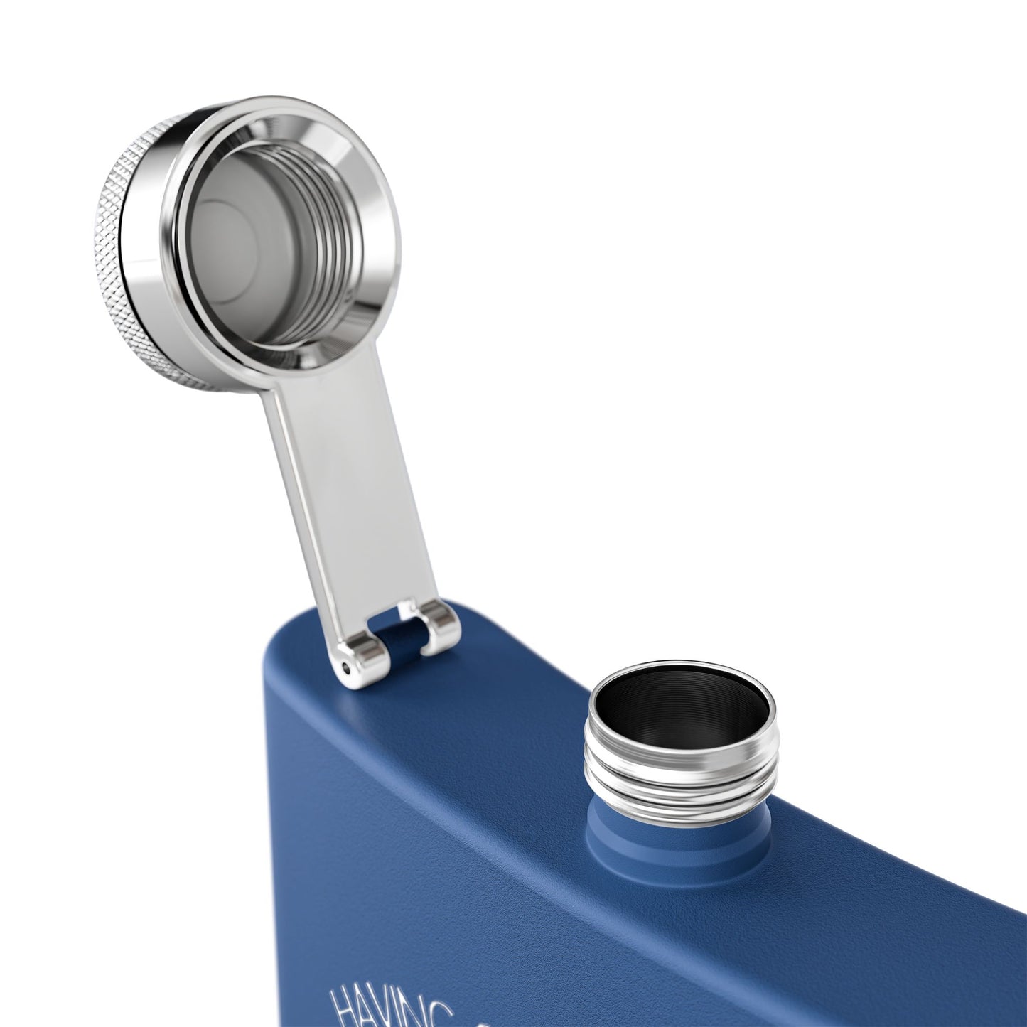 DK90: Please & Thank You (Go Fuck Yourself) - 6oz Stainless Steel Hip Flask