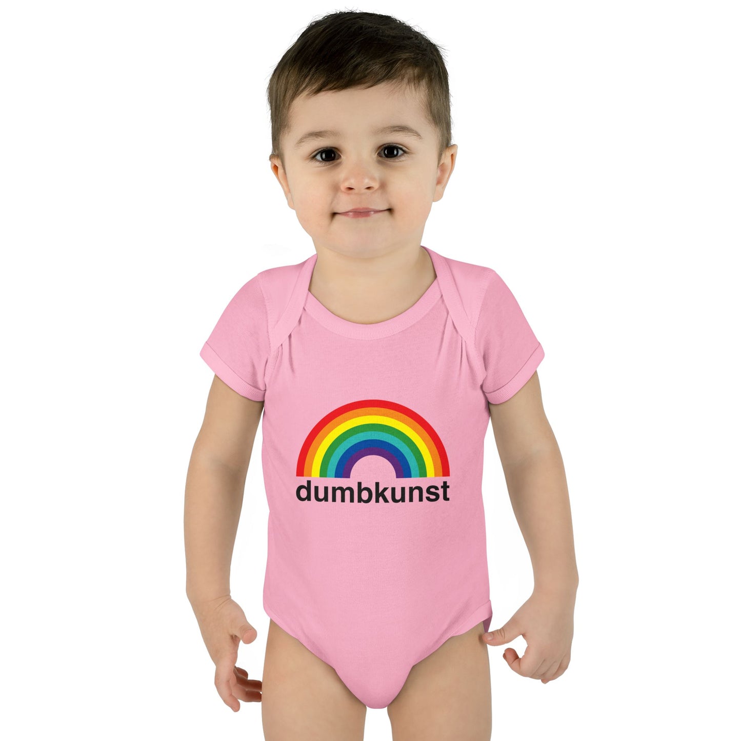 DK16: Dumb Kunst Under The Rainbow - Infant Sized Onsie