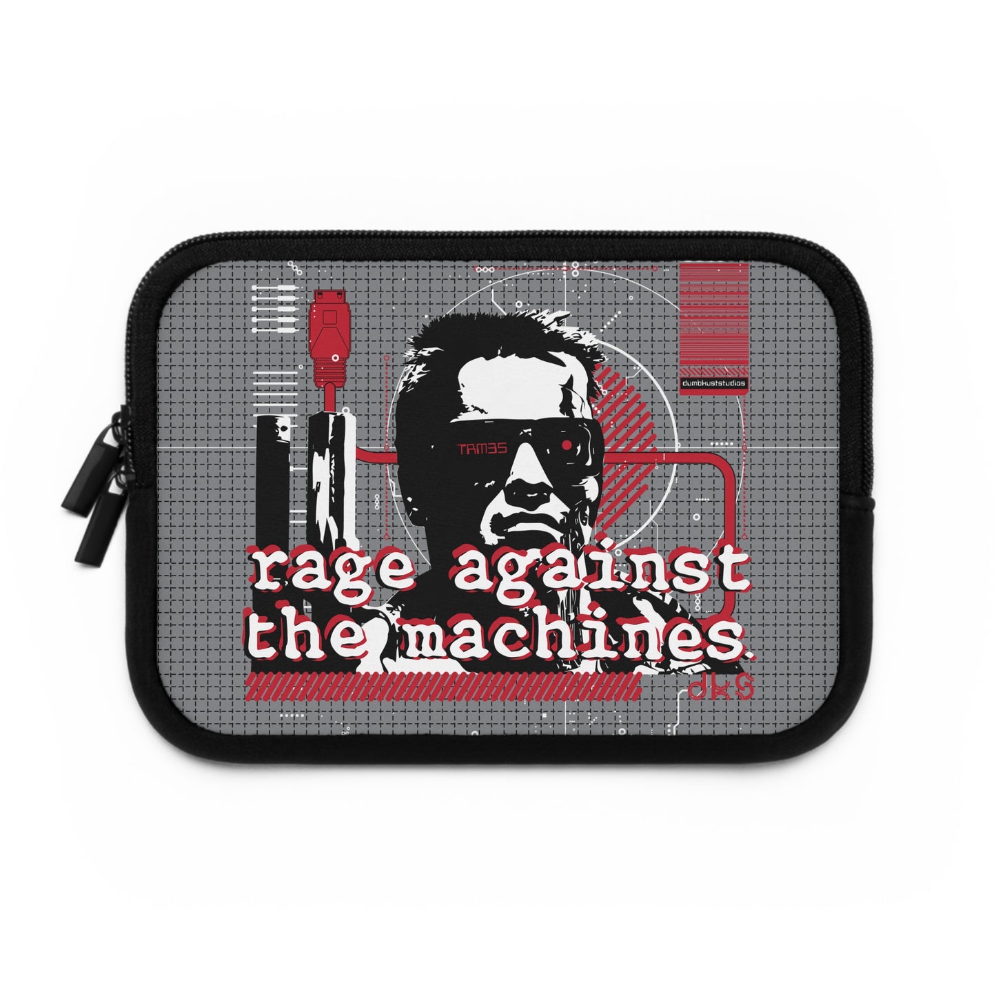DK186: Terminator's Rage - Padded Laptop / Tablet Sleeve