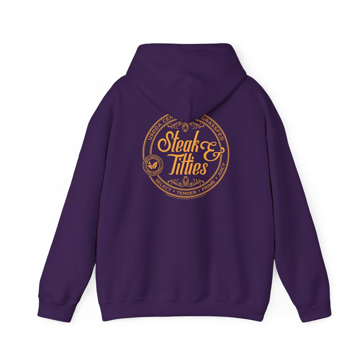 DK225: Steak & Titties - Adult Hooded Sweatshirt
