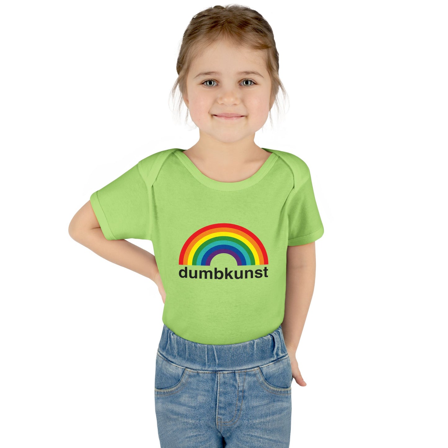 DK16: Dumb Kunst Under The Rainbow - Infant Sized Onsie