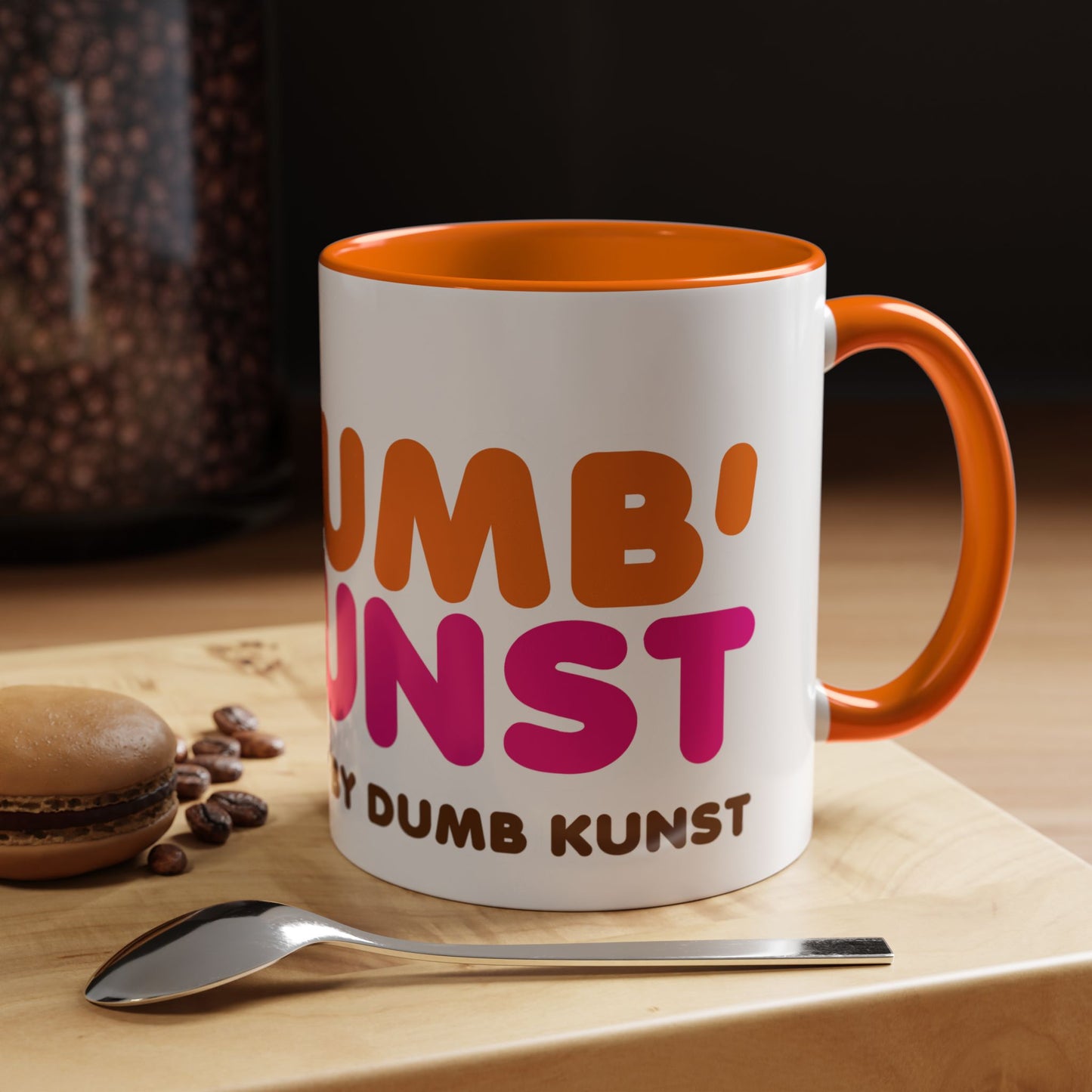 DK11: America Runs on Dumb Kunst (Logo Edition) - Ceramic Coffee Mugs