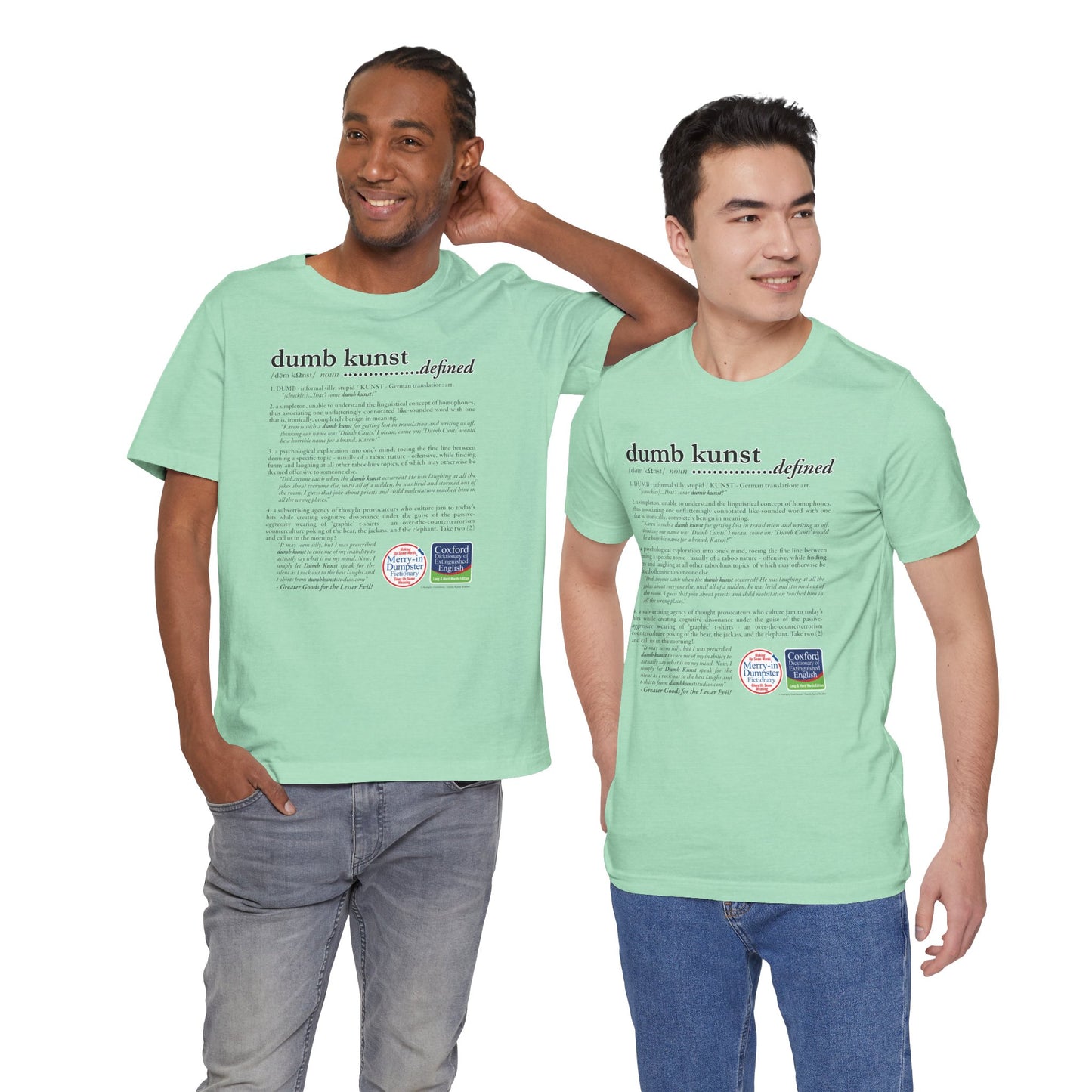 DK171: Dumb Kunst Defined - Unisex S/S T-Shirt
