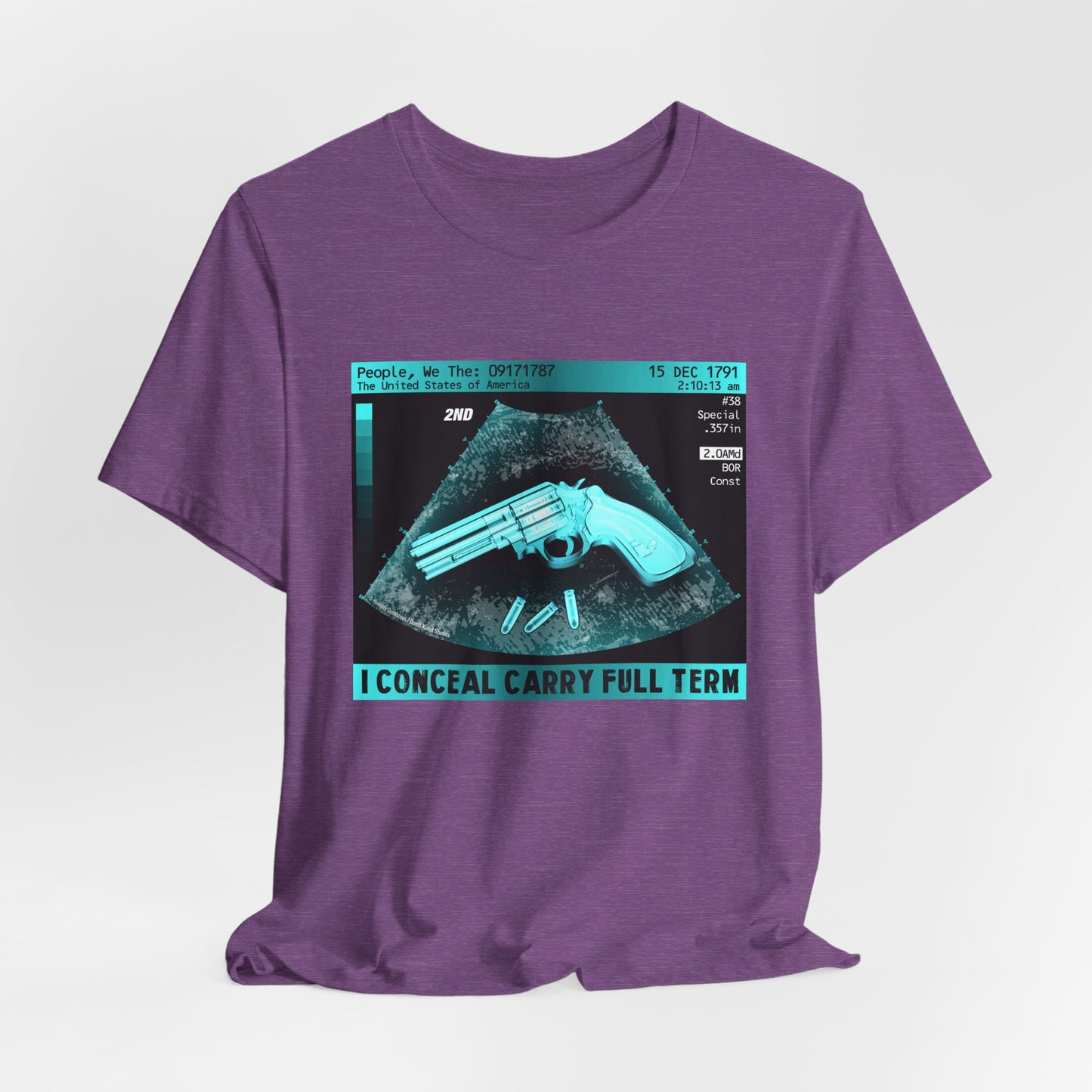 DK73: I Conceal Carry Full Term - Unisex S/S T-Shirt