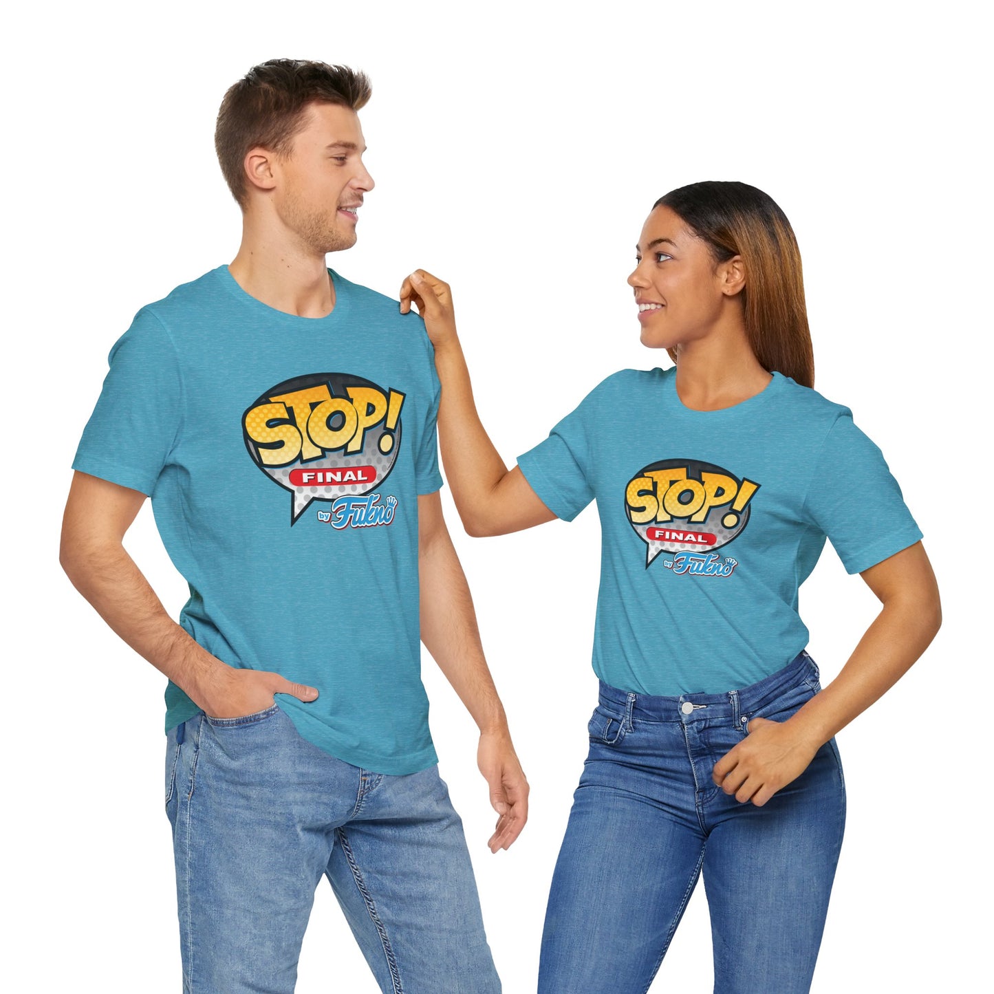 DK103: Stop! by Fukno - Unisex S/S T-Shirt