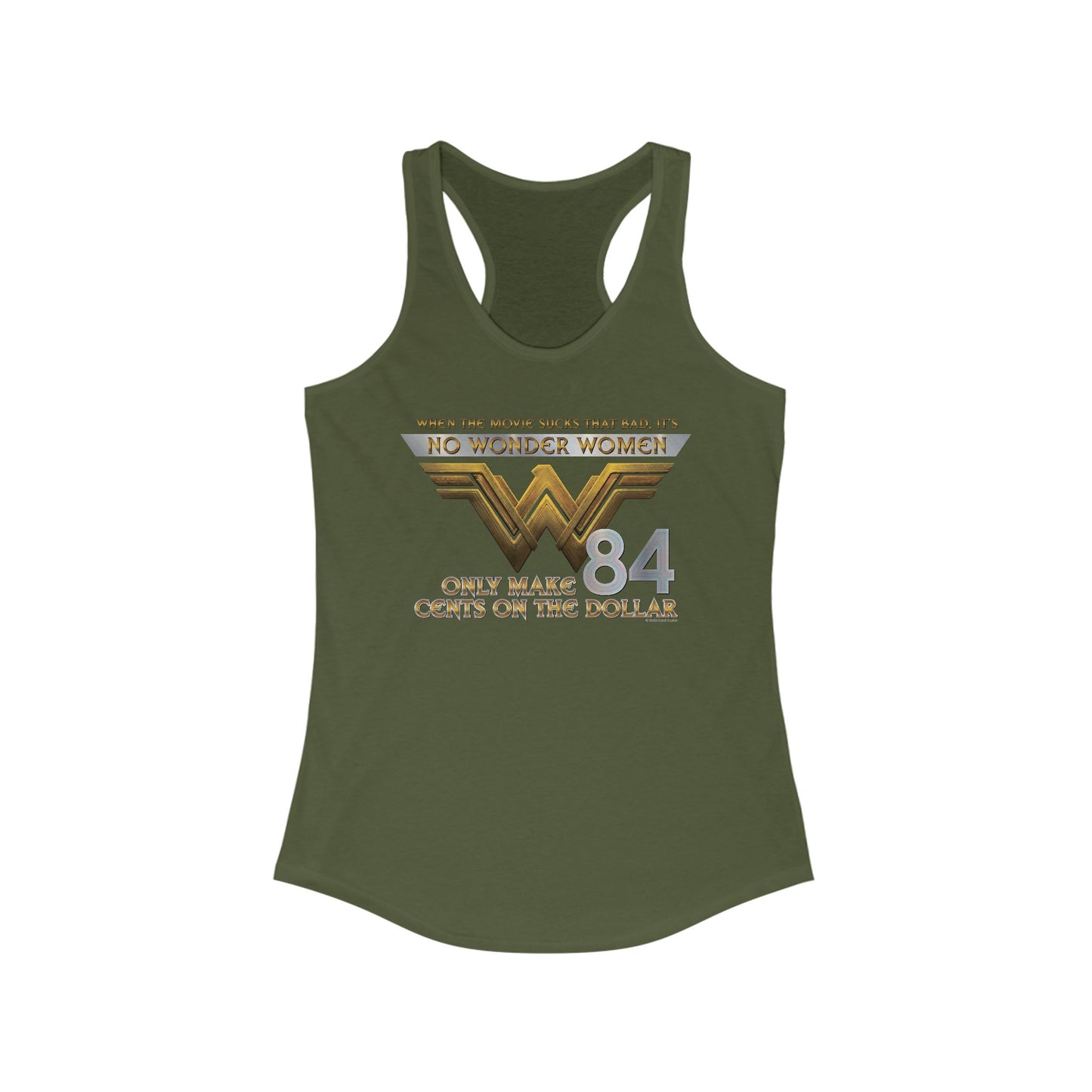 DK57: No Wonder Women - Ladies Racerback Tank