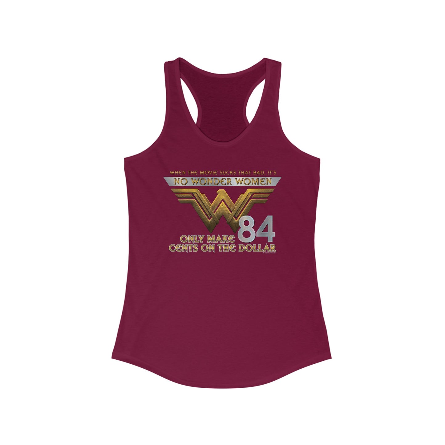 DK57: No Wonder Women - Ladies Racerback Tank
