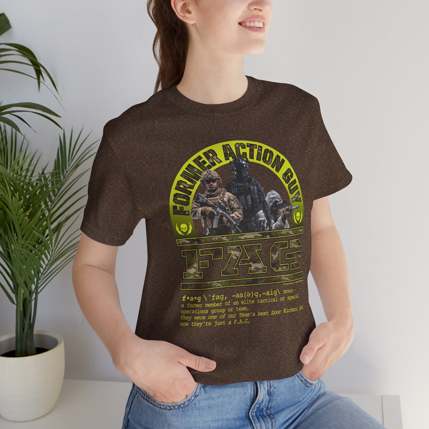 DK238: Fierce And Glorious (Former Action Guy Edition) - Unisex S/S T-Shirt