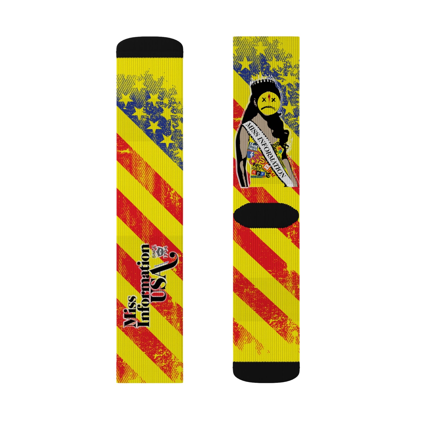 DK60: Miss Information USA - Sublimation Socks