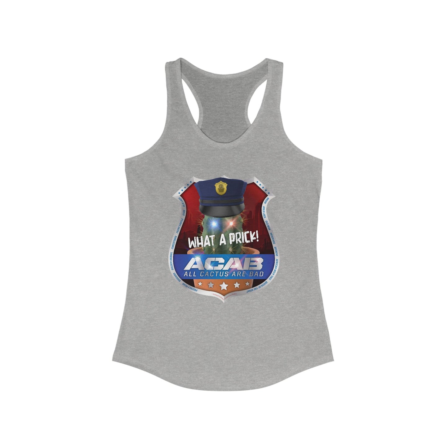DK210: A.C.A.B. (Cactus Edition) - Ladies Raceback Tank