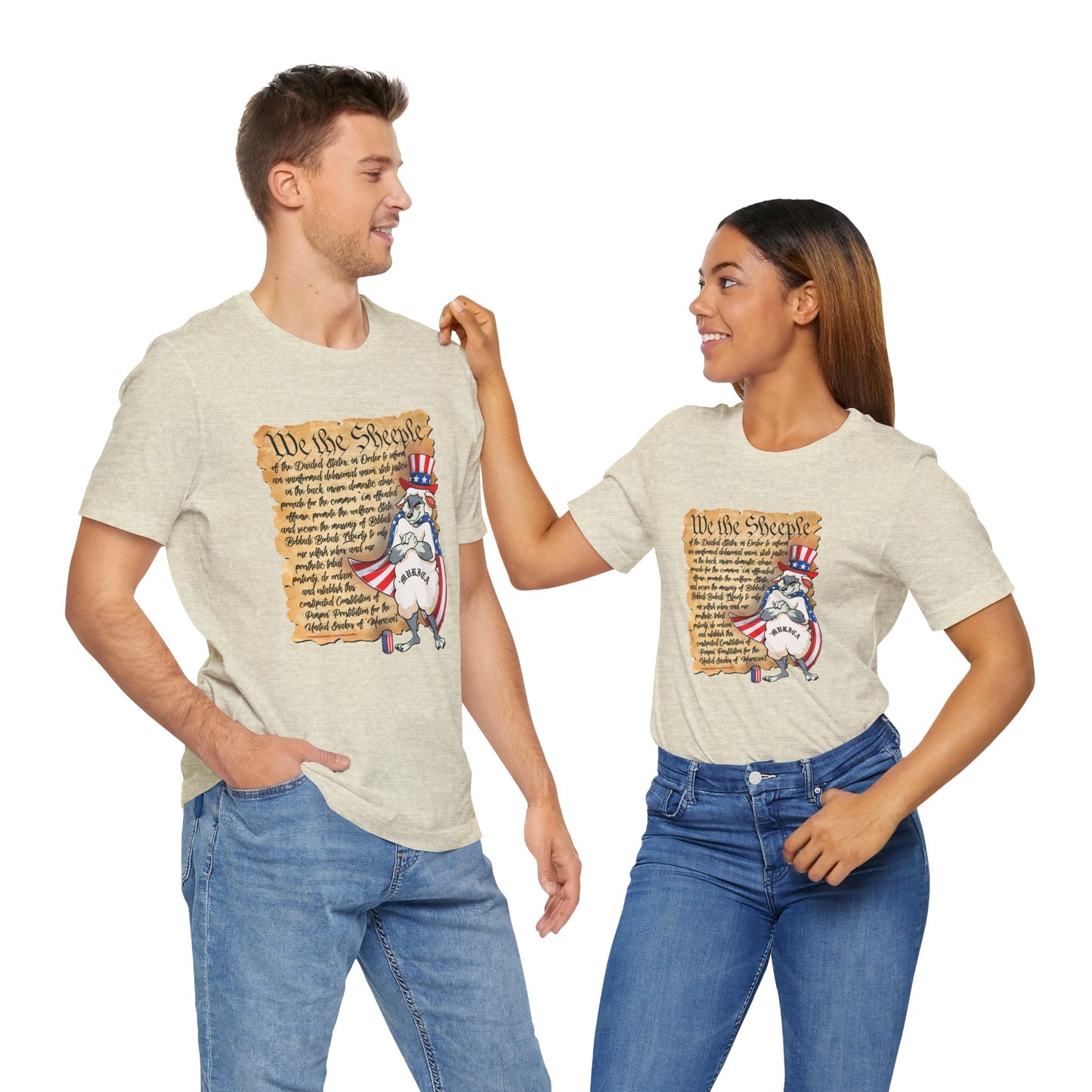 DK216: We The Sheeple - Unisex S/S T-Shirt