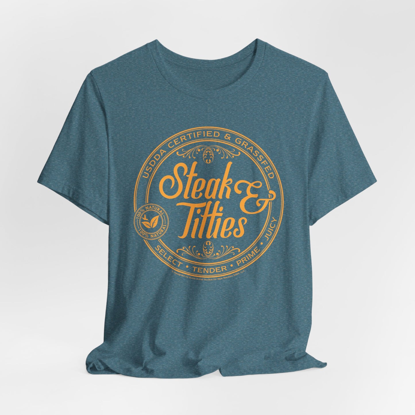 DK225: Steak & Titties - Unisex S/S T-Shirt