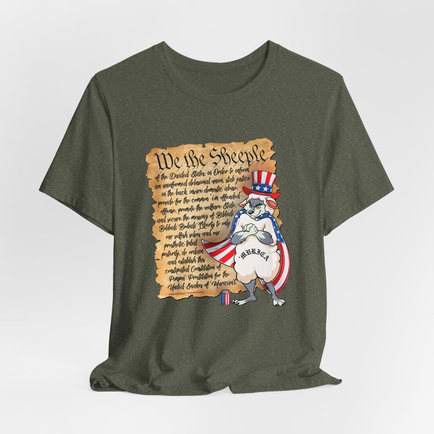 DK216: We The Sheeple - Unisex S/S T-Shirt