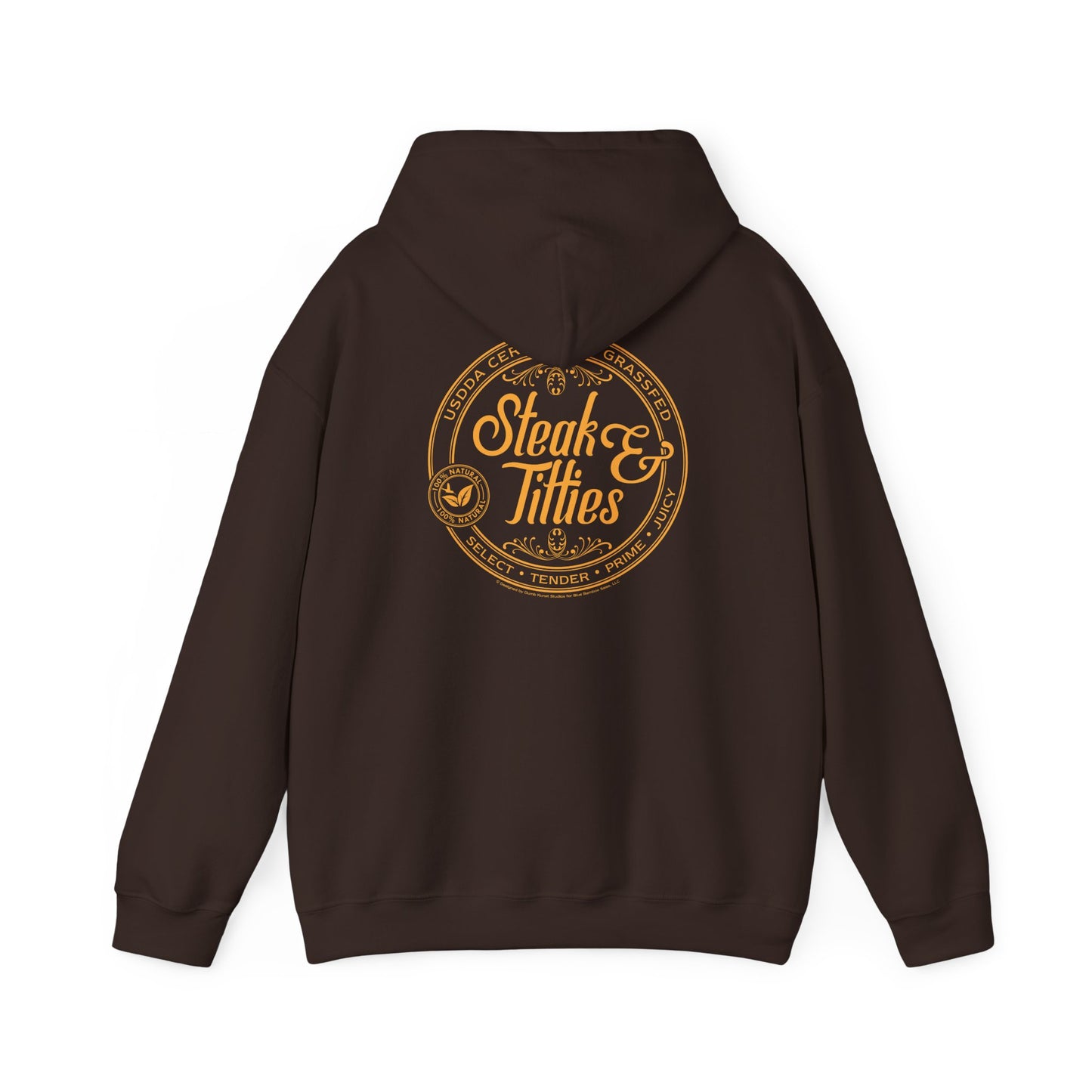 DK225: Steak & Titties - Adult Hooded Sweatshirt