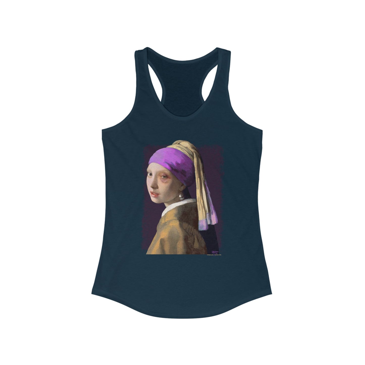 DK18: Girl With A Black Eye - Ladies Racerback Tank