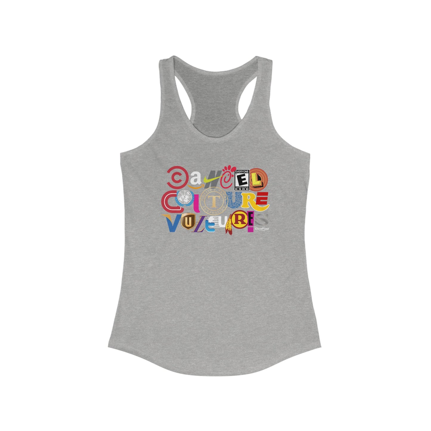 DK53: Cancel Culture (Vulture Edition) - Ladies Racerback Tank
