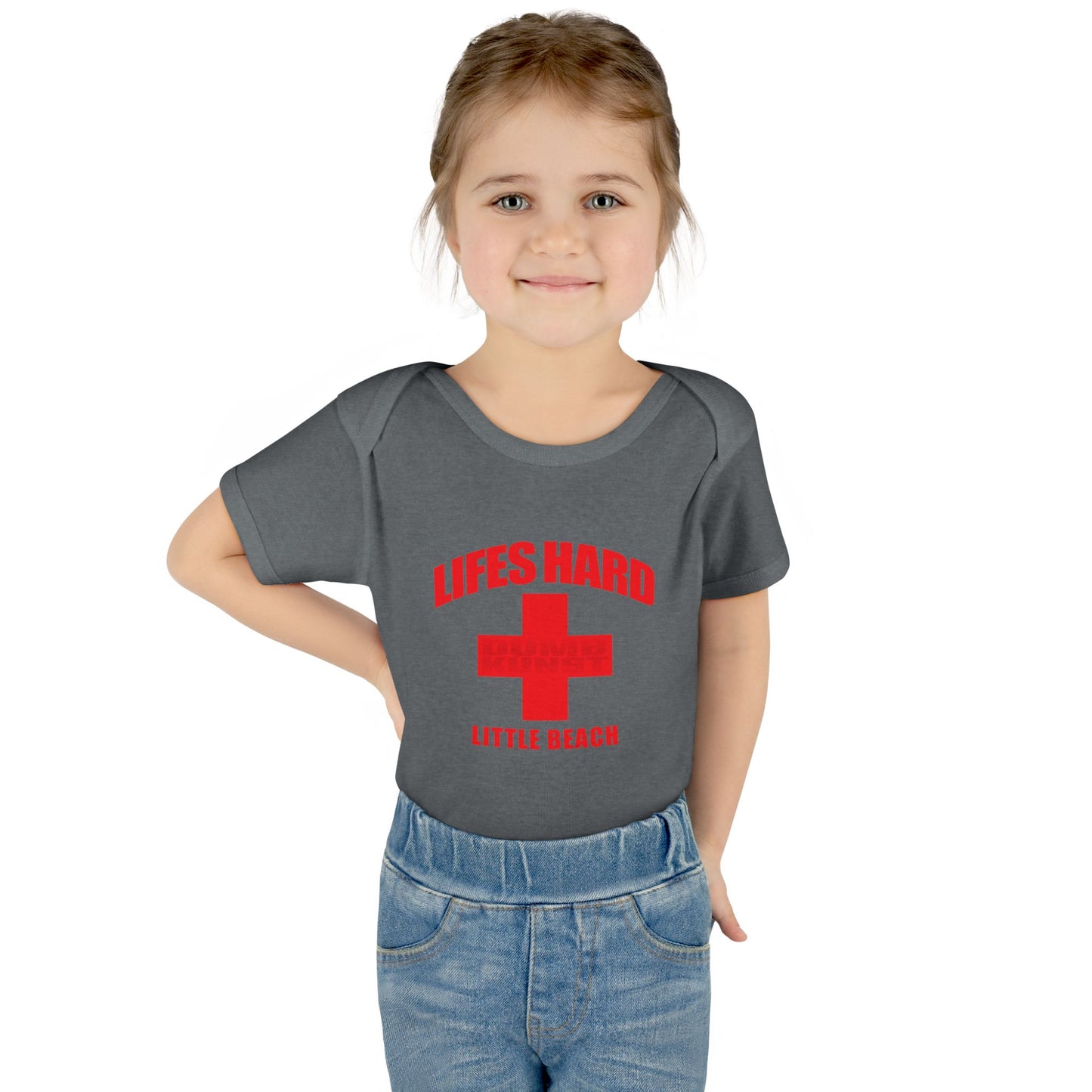 DK42: LIFESHARD - Little Beach - Infant Sized Onsie