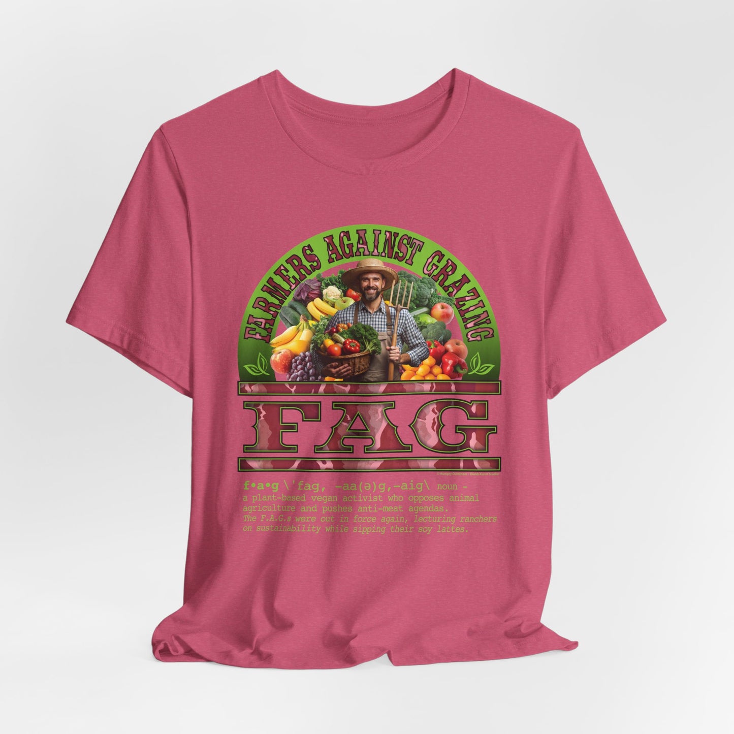 DK238: Fierce And Glorious (Farmers Against Grazing Edition) - Unisex S/S T-Shirt