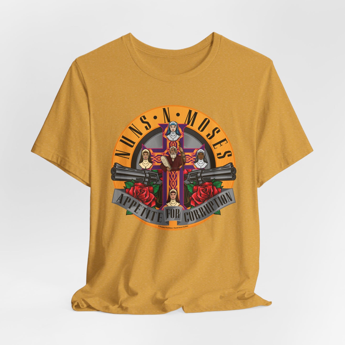 DK237: Puns-N-Doses (Nuns-N-Moses Edition) - Unisex S/S T-Shirt