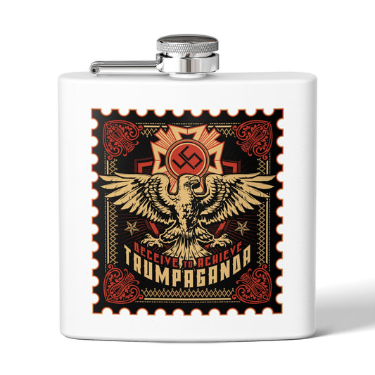 DK12: You Down With O.P.P.? (Trumpaganda) - 6oz Stainless Steel Hip Flask