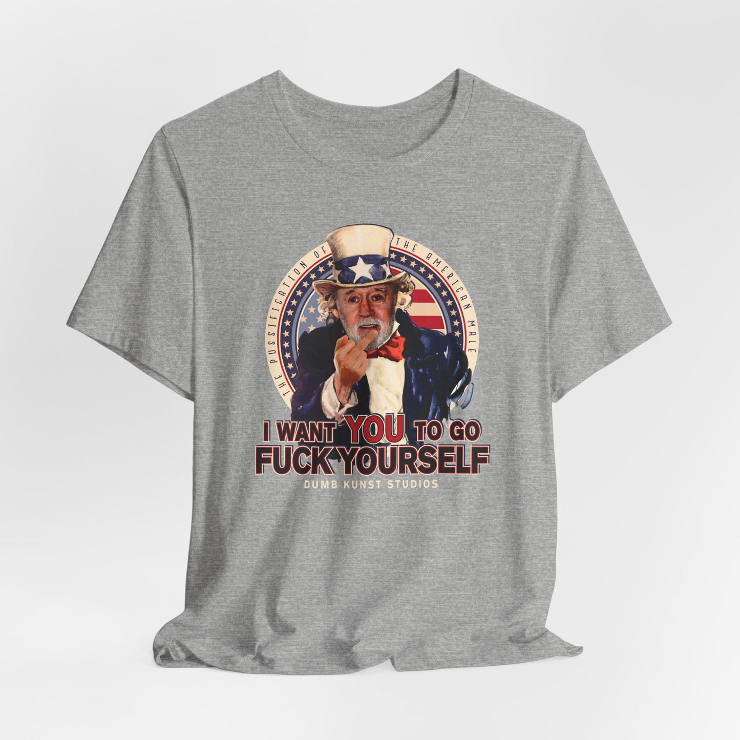 DK23: The Pussification of the American Male - Unisex S/S T-Shirt