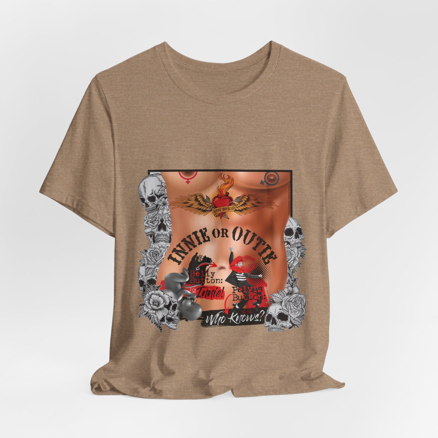 DK215: Innie or Outie - Unisex S/S T-Shirt
