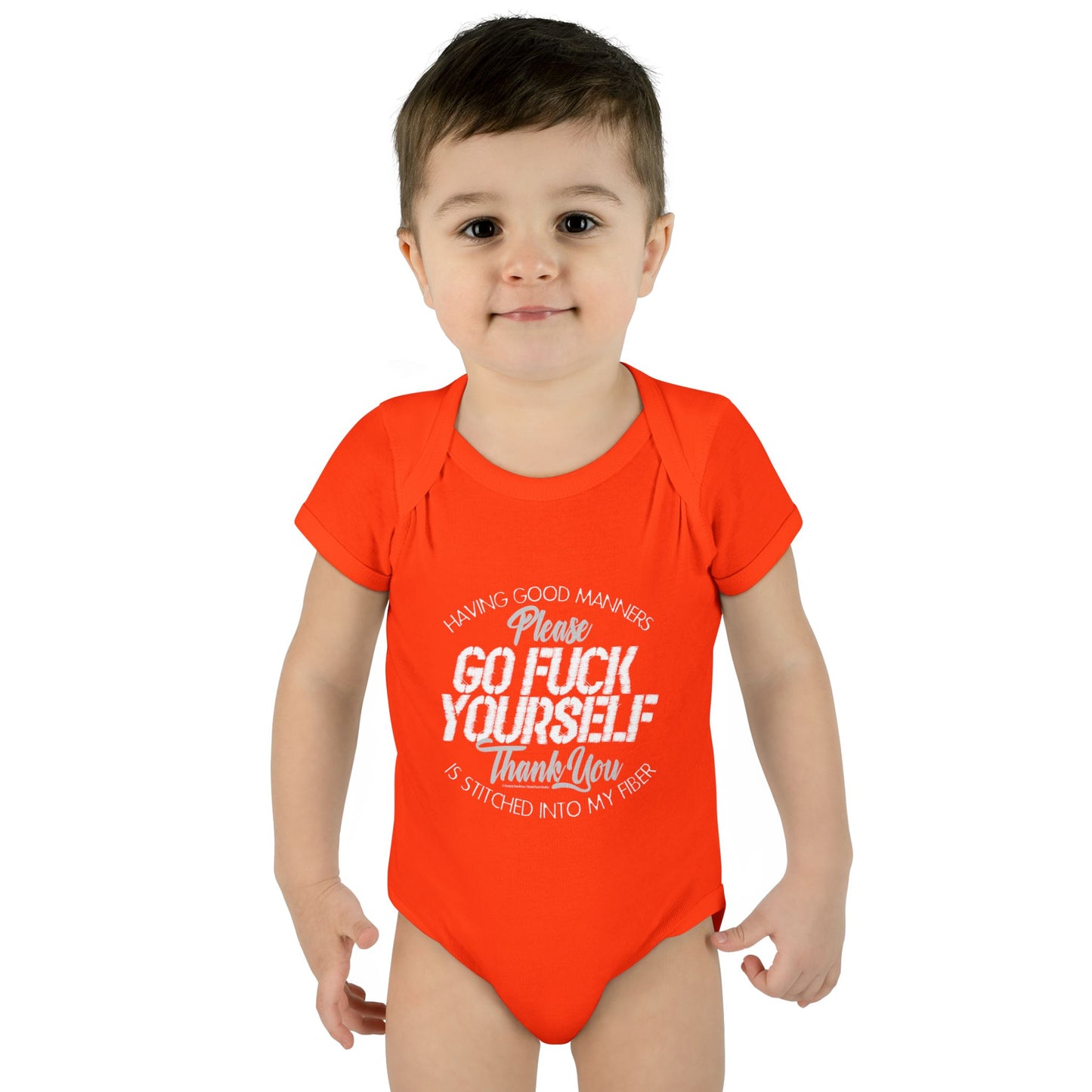 DK90: Please & Thank You (Go Fuck Yourself) - Infant Sized Onsie