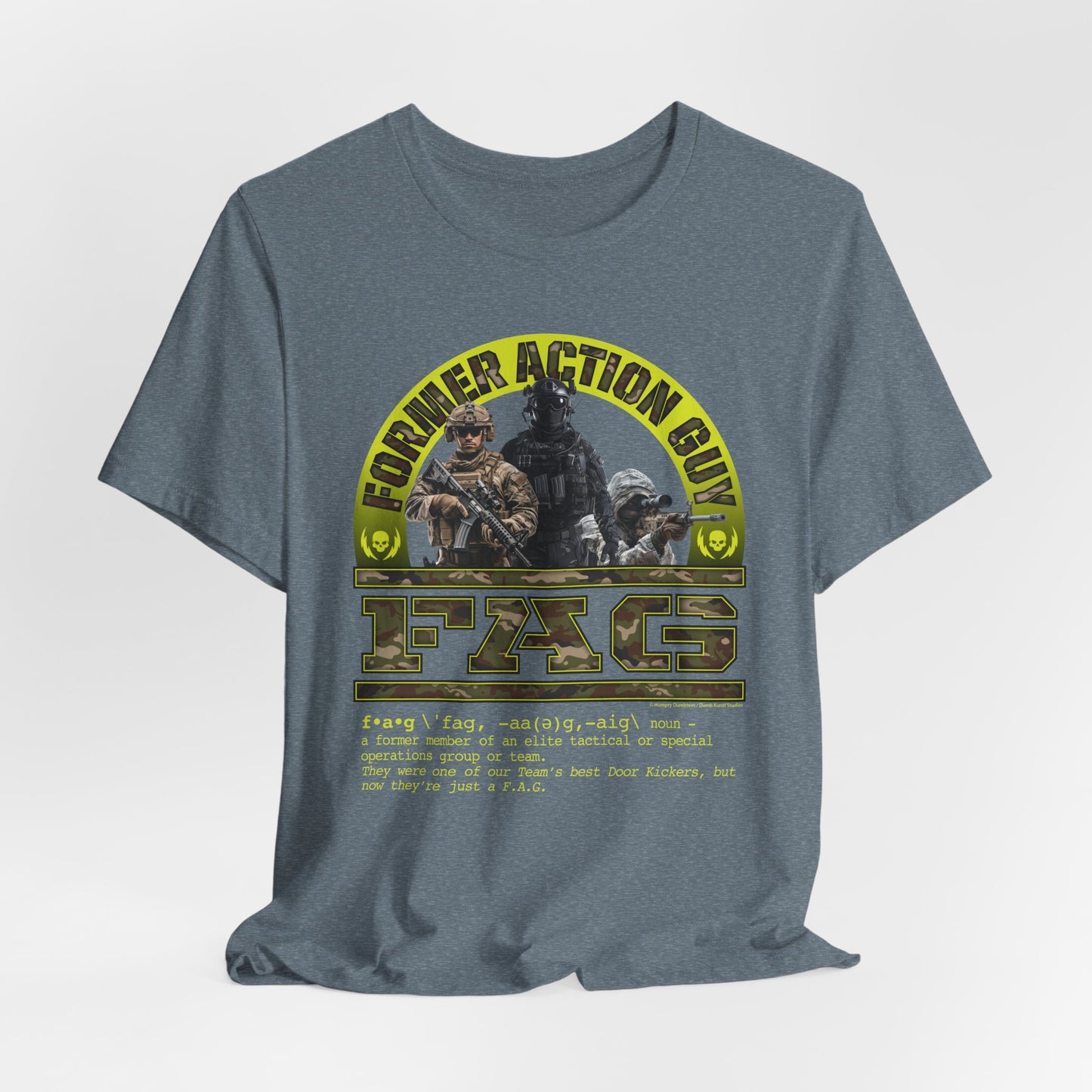 DK238: Fierce And Glorious (Former Action Guy Edition) - Unisex S/S T-Shirt
