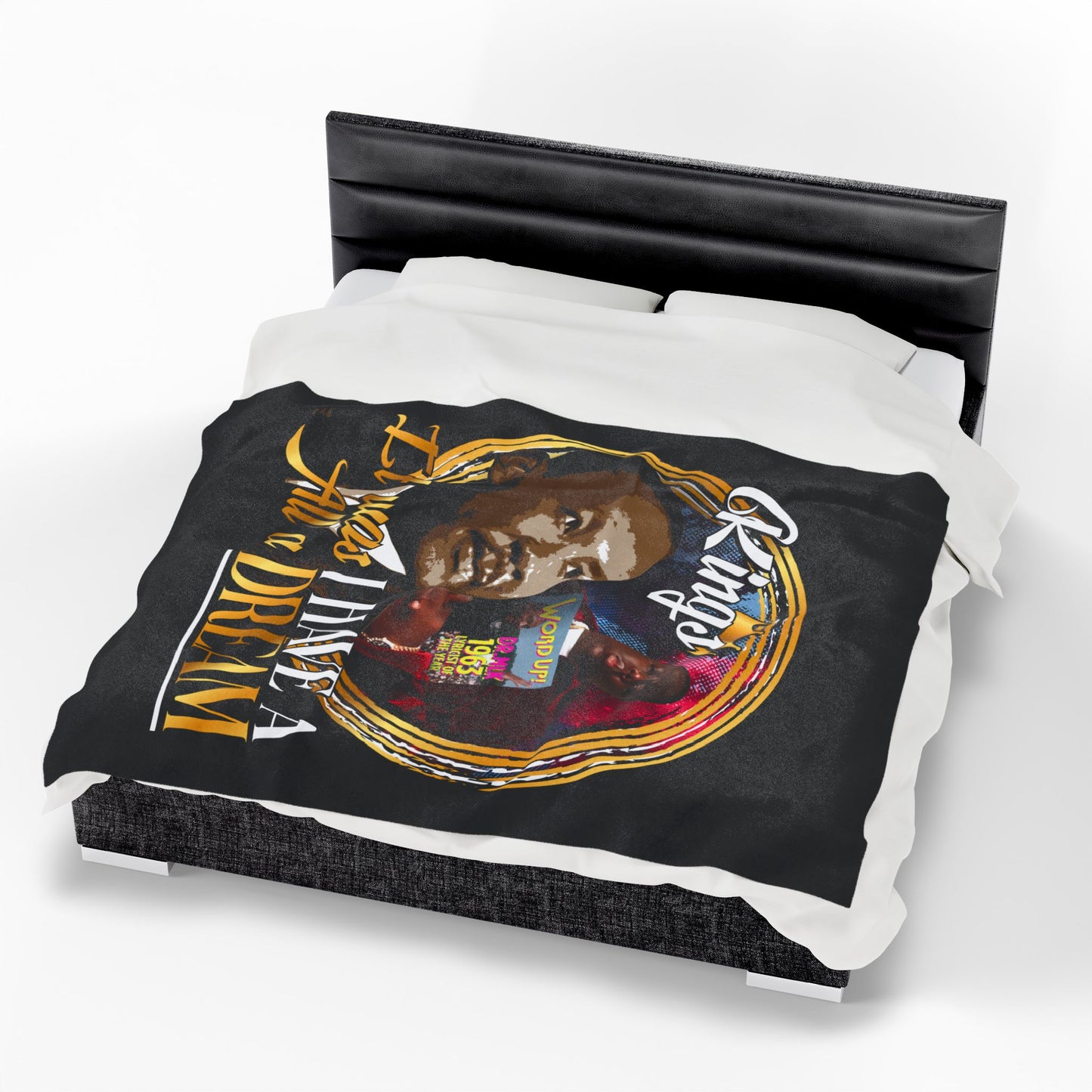 DK50: King Recognize King - Velveteen Plush Blanket