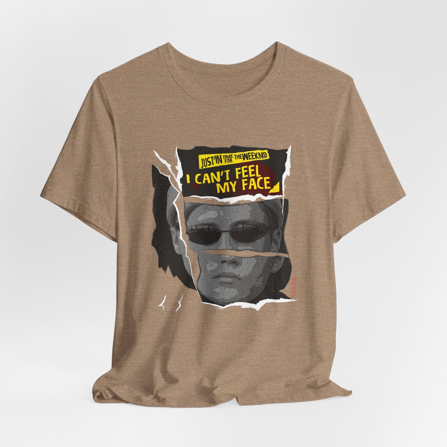 DK202: Can't Feel My Face - Unisex S/S T-Shirt