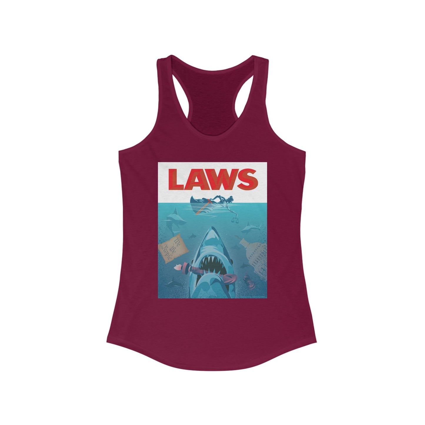 DK101: Break Their Jaws - Ladies Racerback Tank