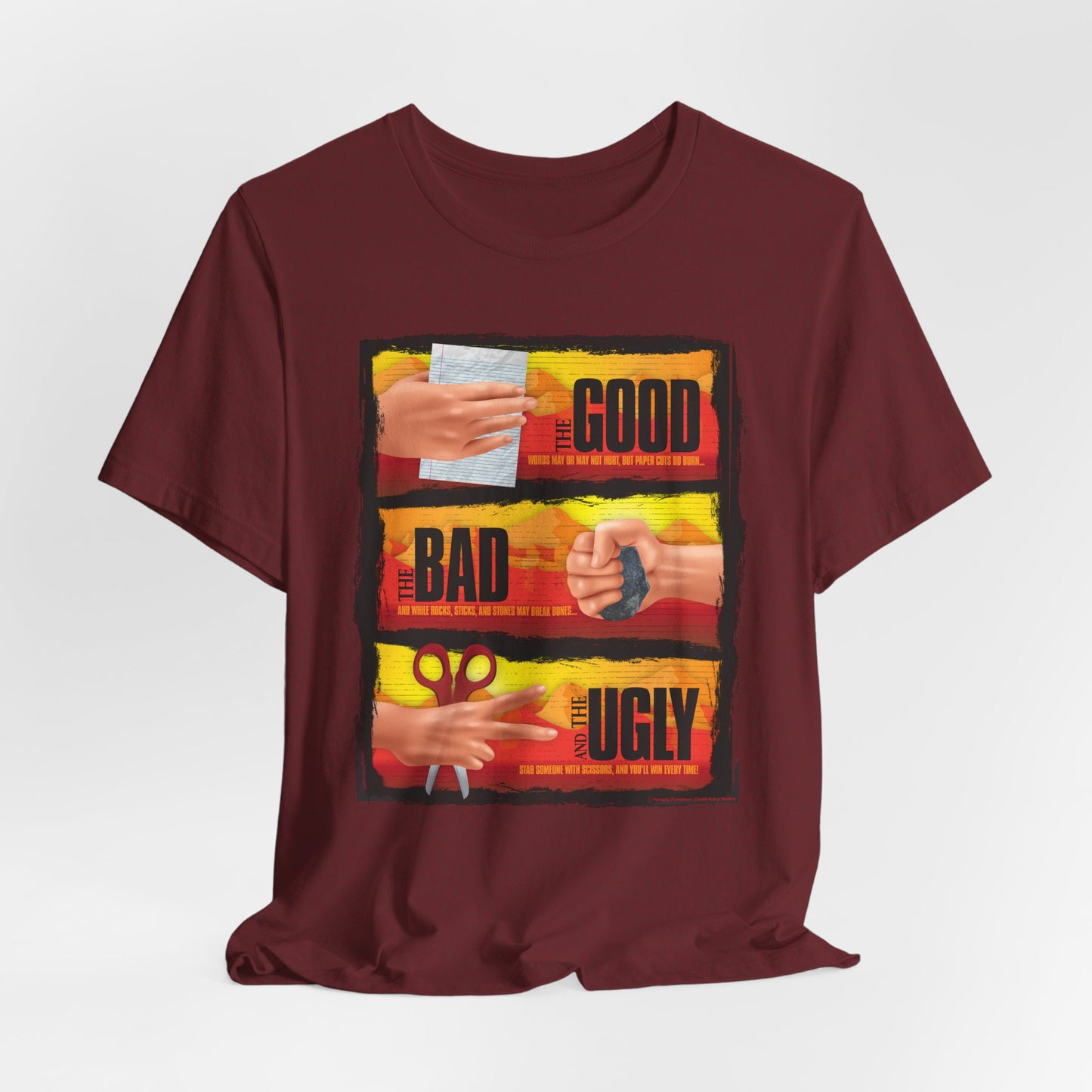 DK173: Roshambo Gone Wild West - Unisex S/S T-Shirt