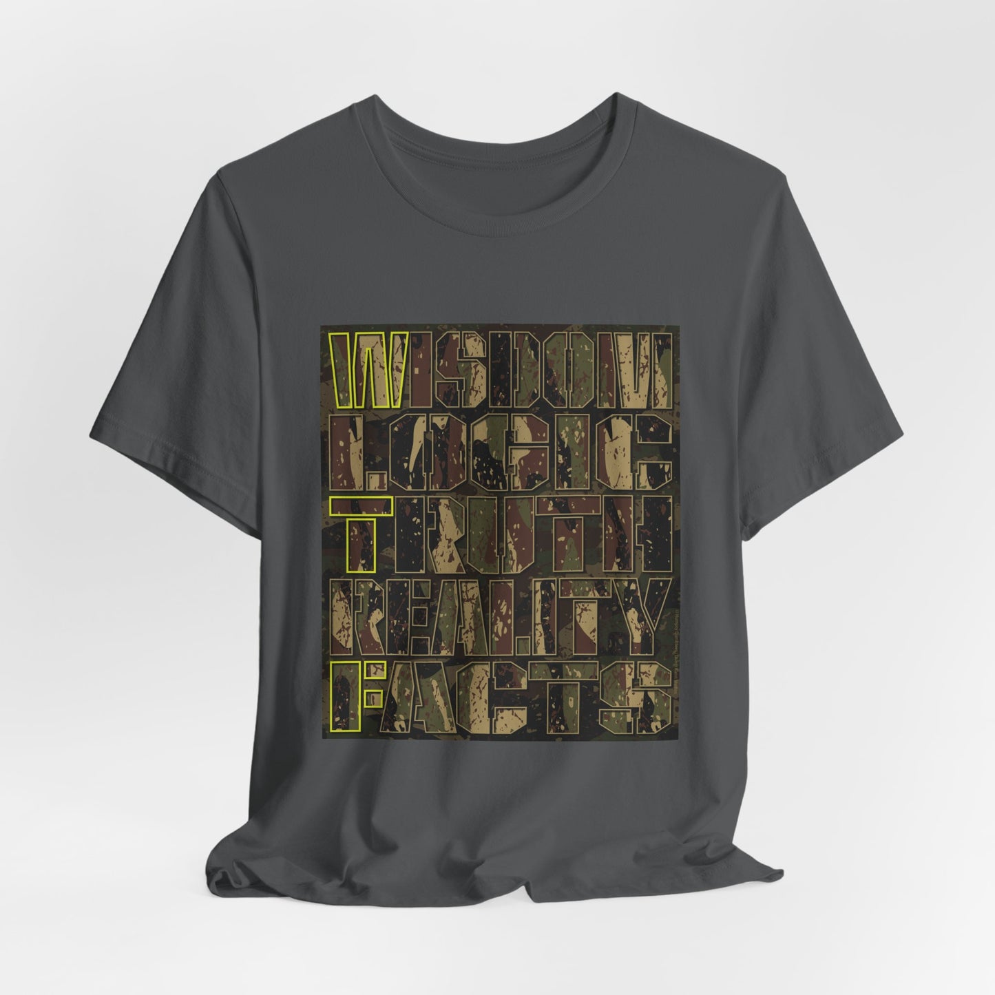 DK159: WTF! FTW! Facts! (Camo Edition) - Unisex S/S T-Shirt