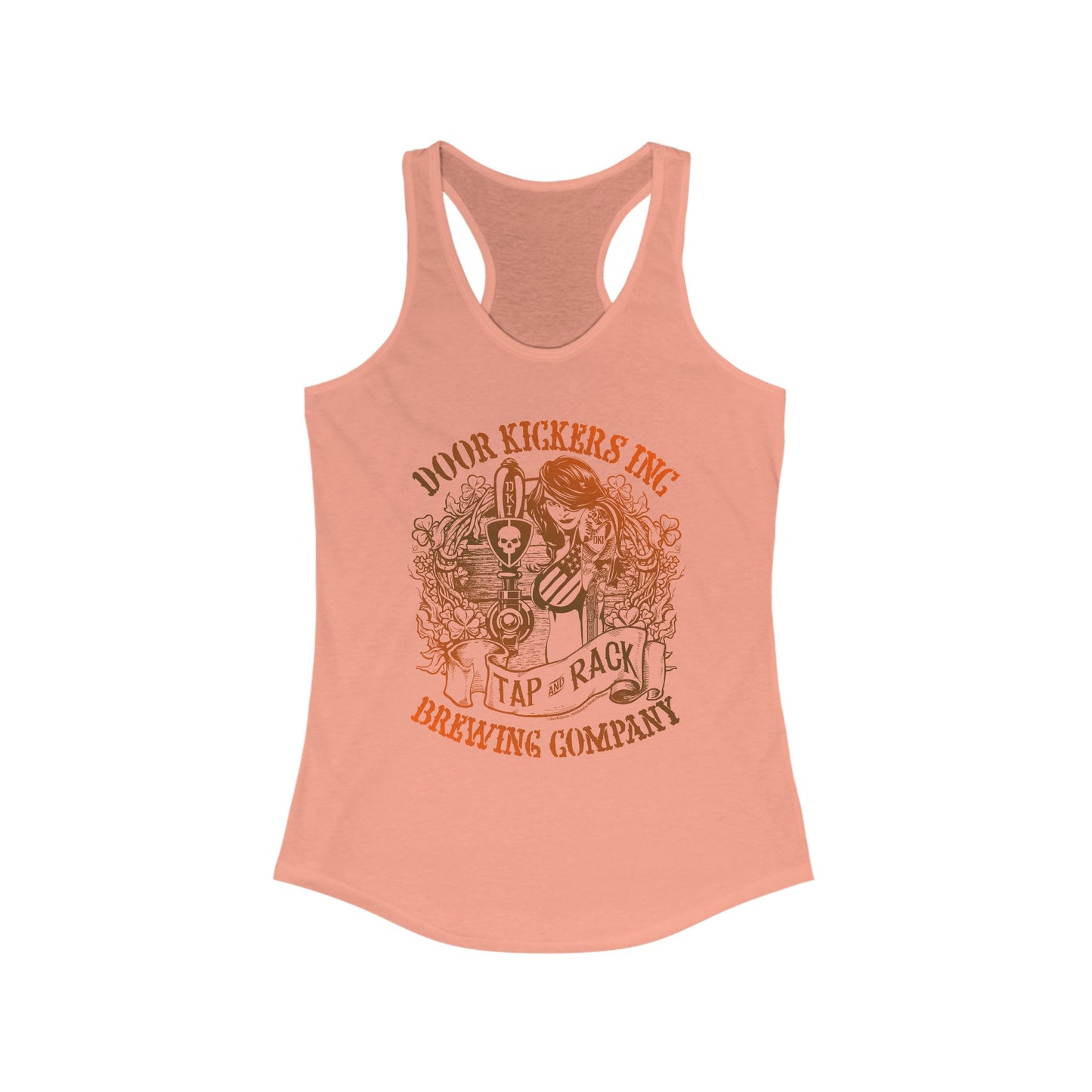 DK132: Tap & Rack - Ladies Racerback Tank