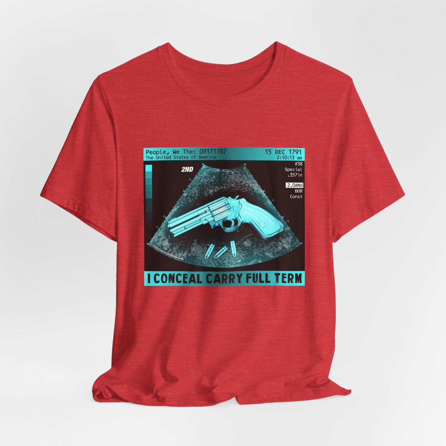 DK73: I Conceal Carry Full Term - Unisex S/S T-Shirt