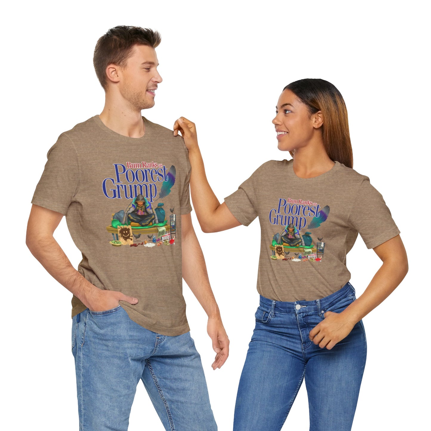 DK146: Poorest Grump - Unisex S/S T-Shirt