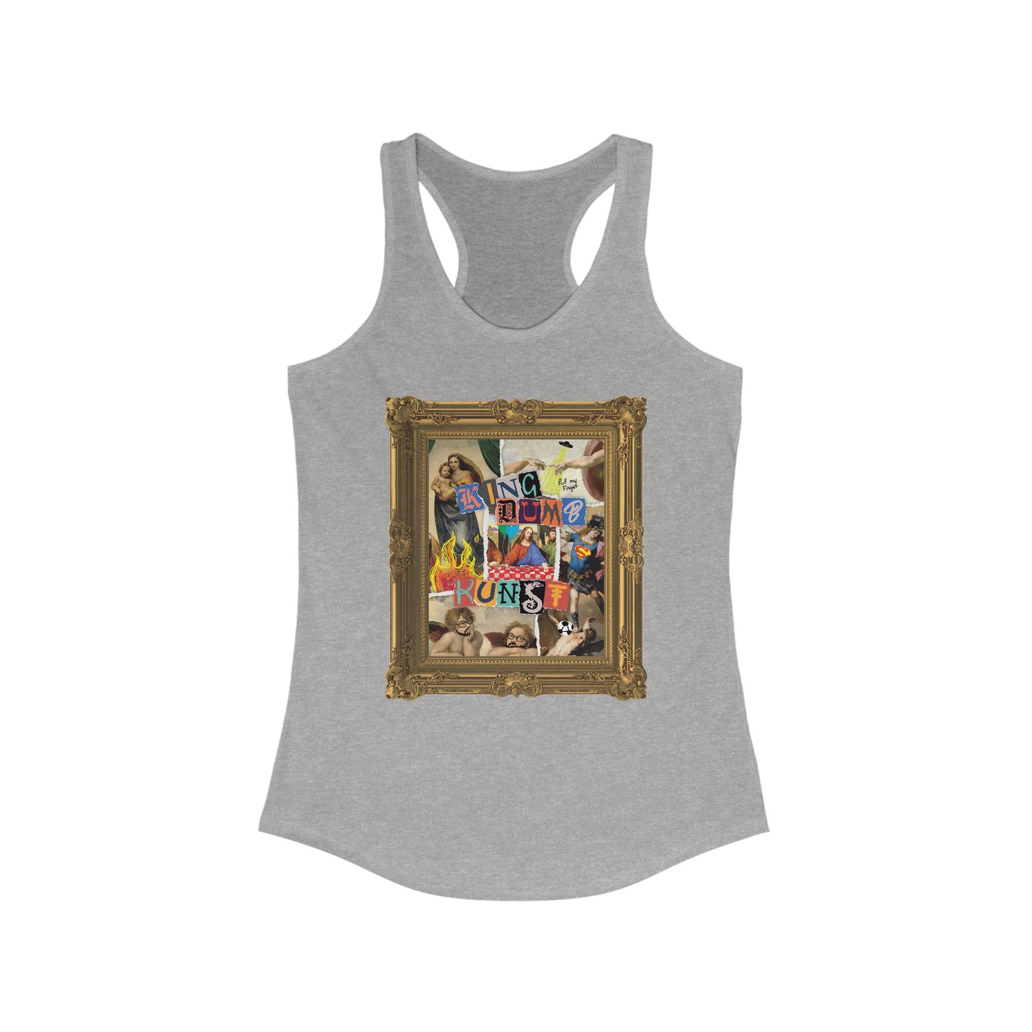 DK169: Kingdumb Kunst - Ladies Racerback Tank