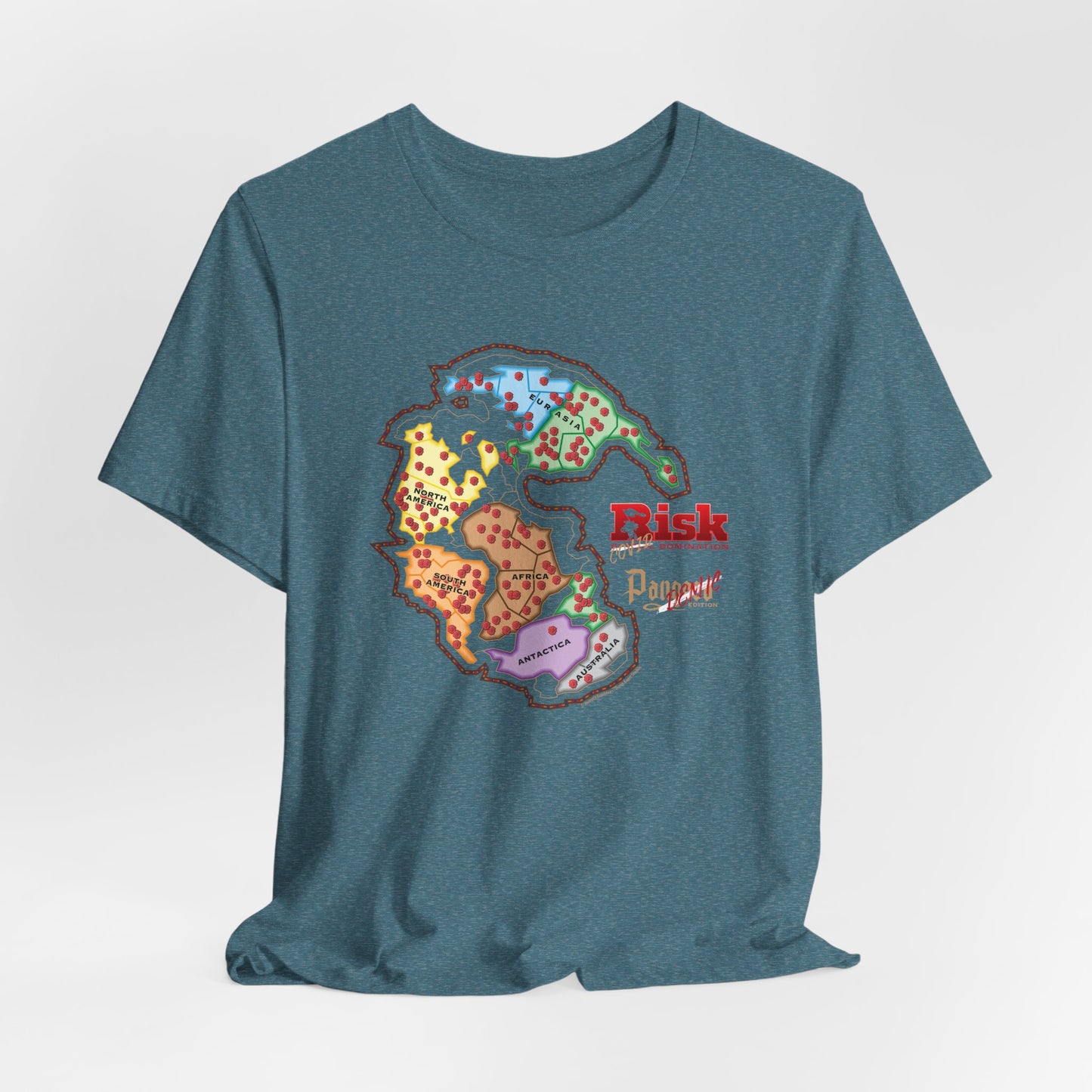 DK107: Don't RISK Global Domination - Unisex S/S T-Shirt