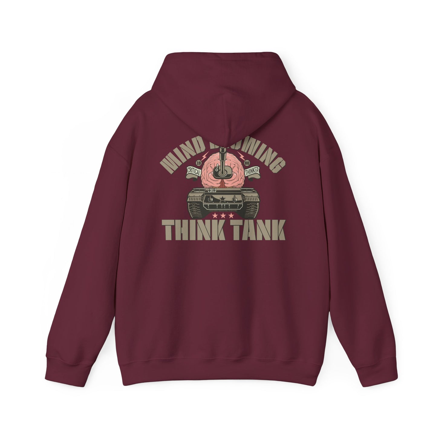 DK125: Think Tank - Adult Hooded Sweatshirt