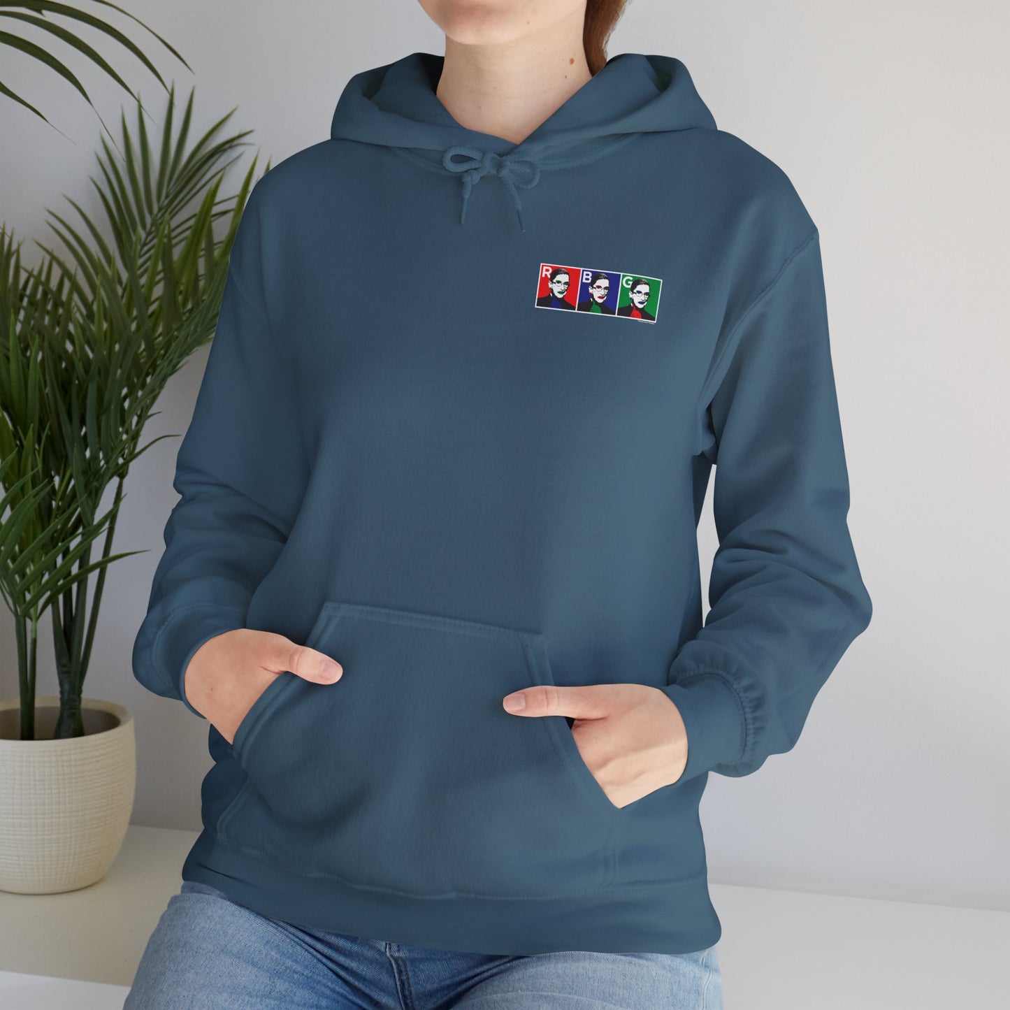 DK10: RBG in RGB - Adult Hooded Sweatshirt