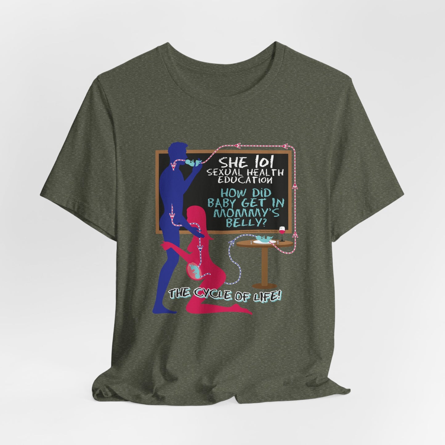 DK184: Baby In The Belly - Unisex S/S T-Shirt