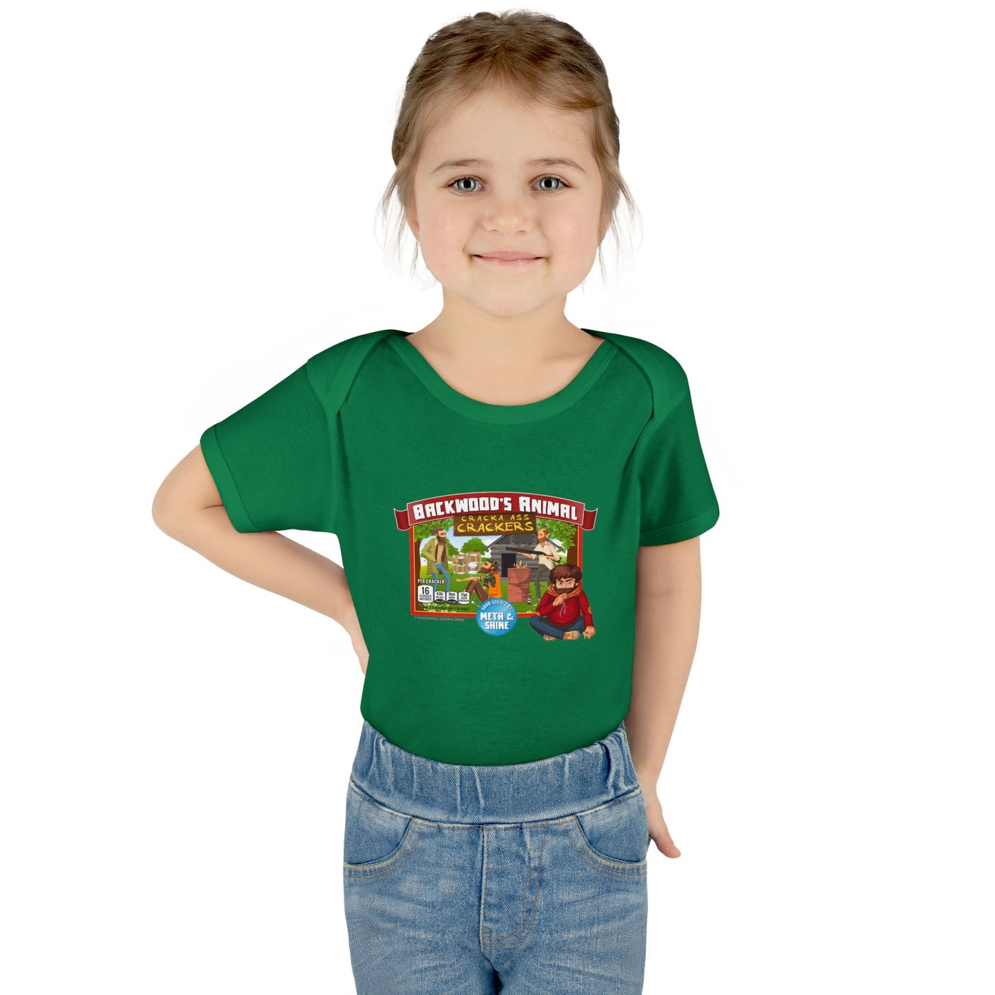 DK77: Animal Cracka' Ass Crackas - Infant Sized Onsie