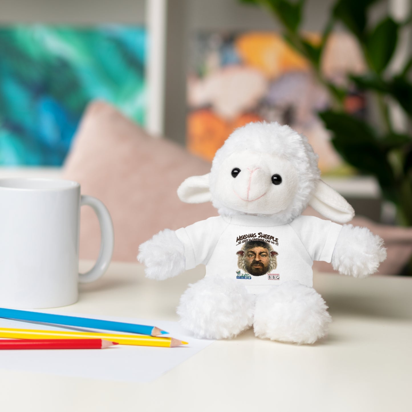 DK189: Herding Sheeple - Plush Toy SHEEP