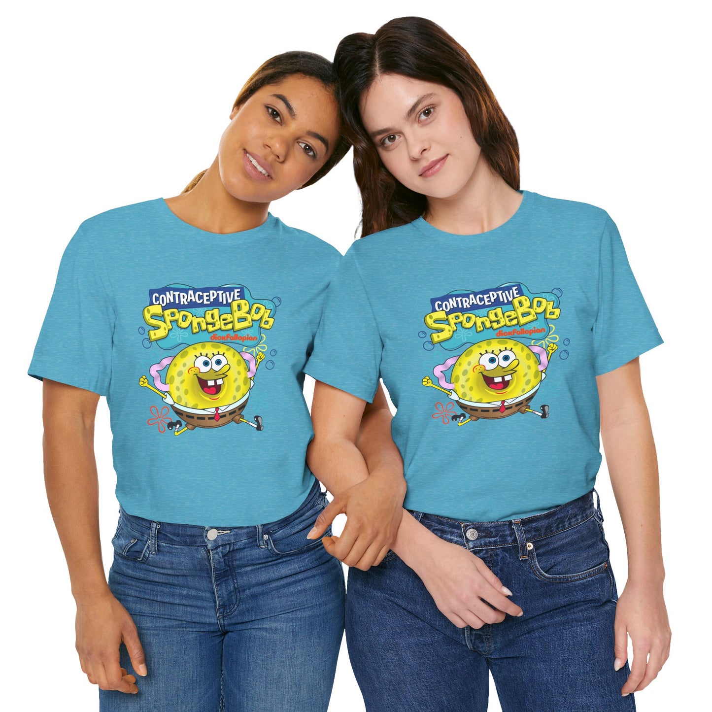 DK196: Contraceptive SpongeBob - Unisex S/S T-Shirt