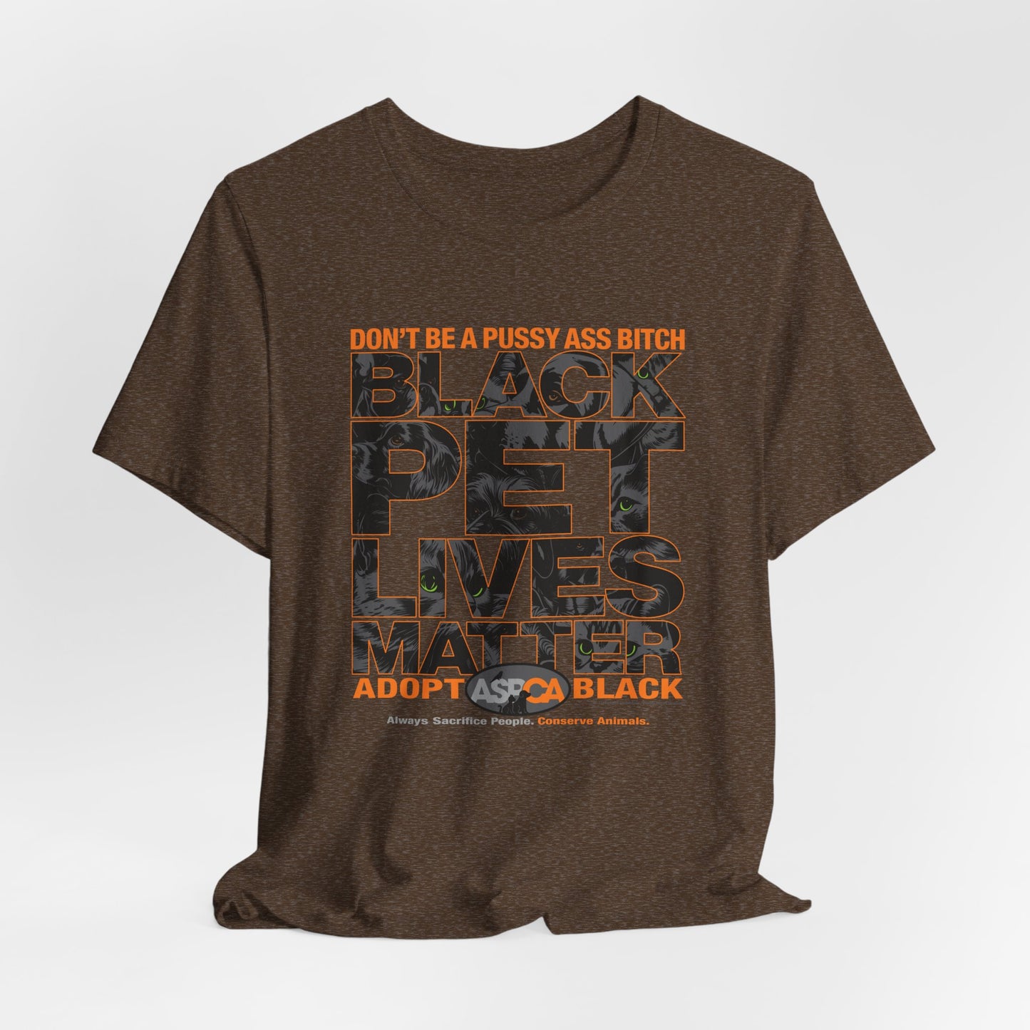 DK219: ASPCA (Black Pet Edition) - Unisex S/S T-Shirt