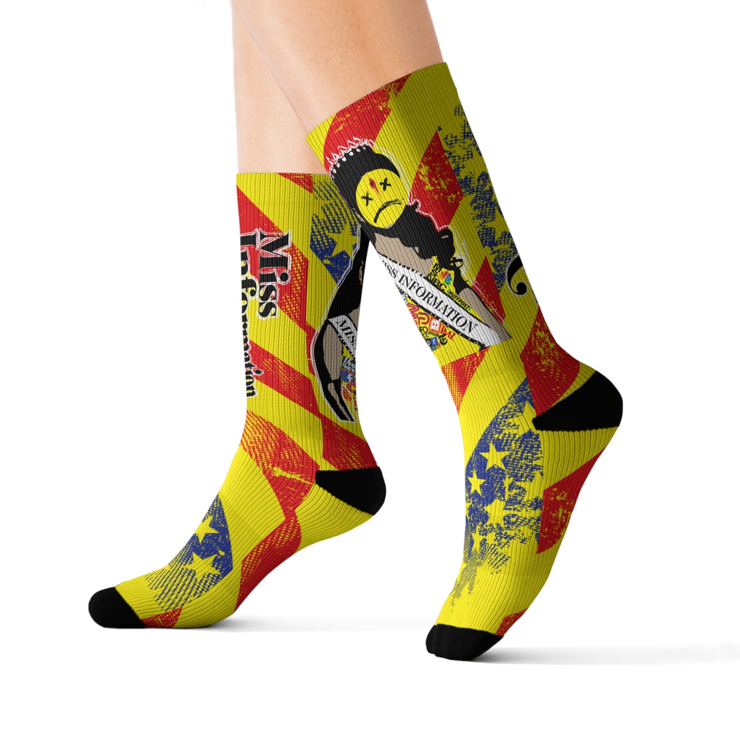 DK60: Miss Information USA - Sublimation Socks