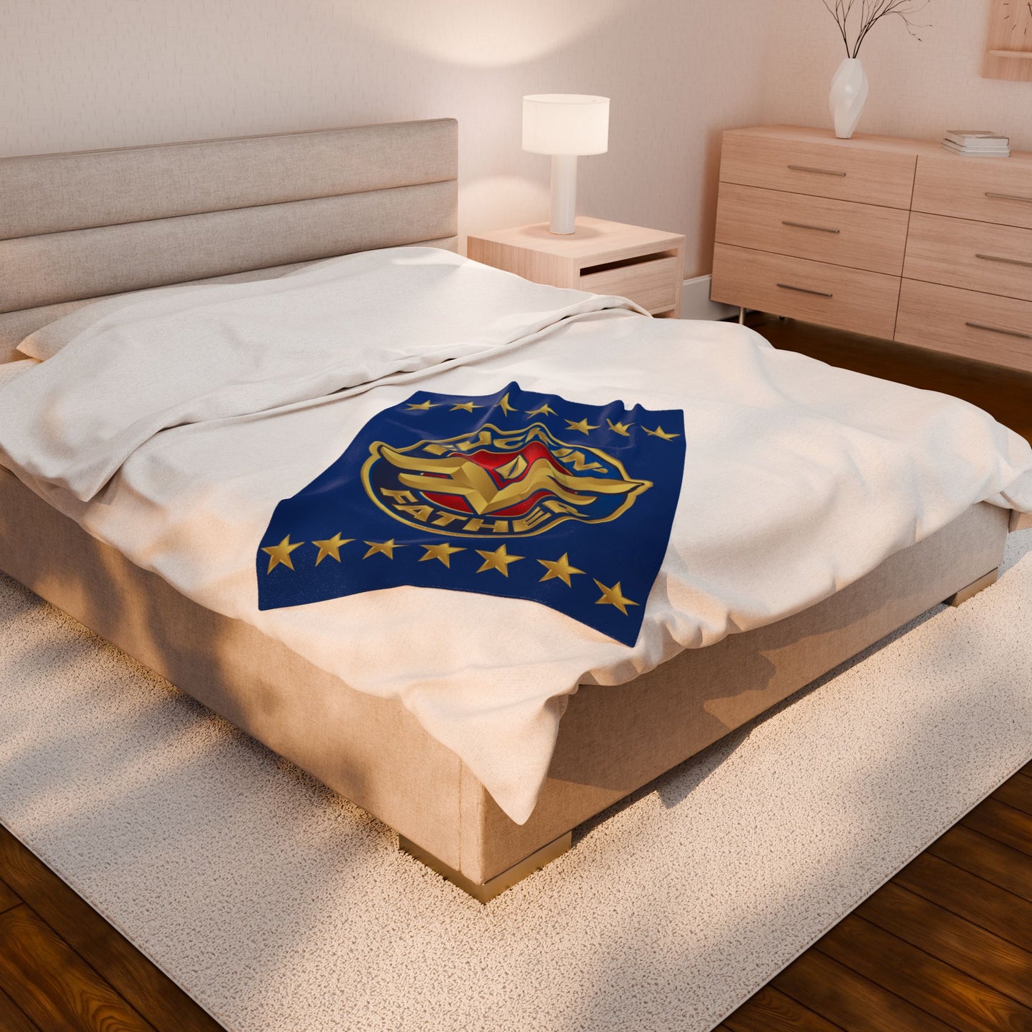 DK234: MF'in Fatherfuckers (HIS Edition) - Velveteen Plush Blanket